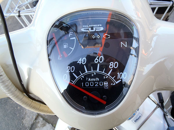 スーパーカブ１１０、１万ｋｍ達成！